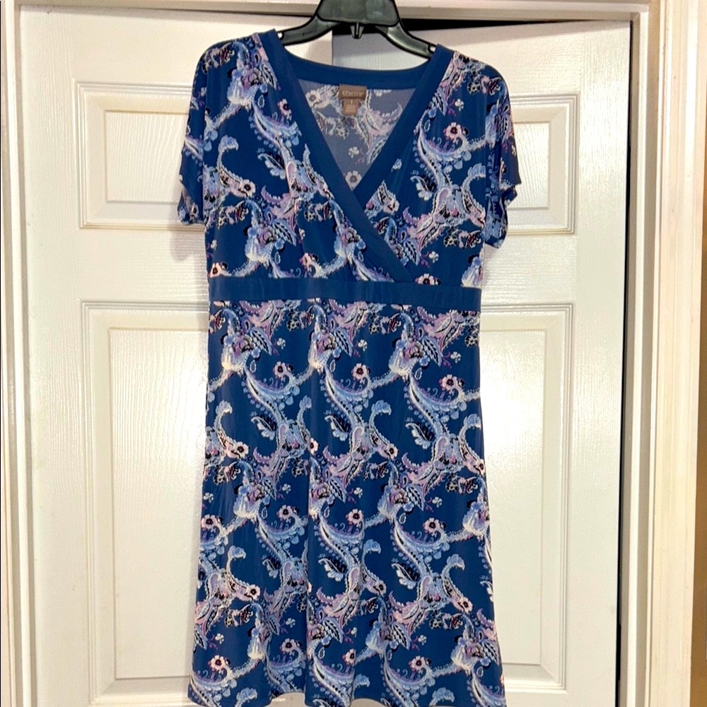 Chicos Blue Dress small/Chicos 1